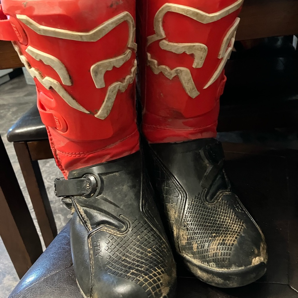 Dirtbike racing boots